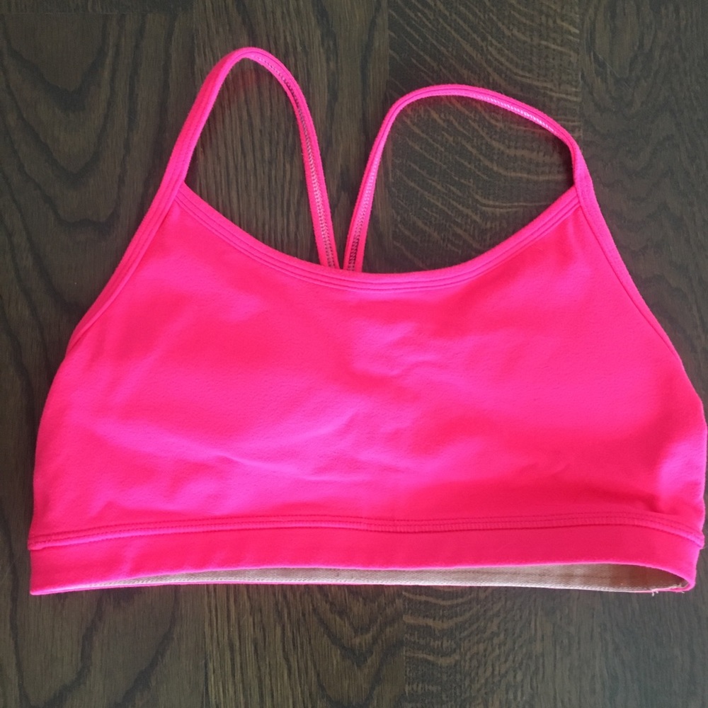 Lululemon Flow Y Bra IV In Flash size 6